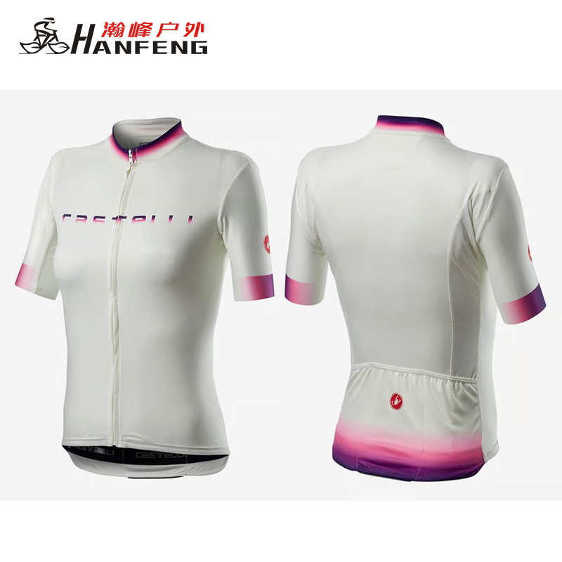 官方授权Castelli蝎子GRADIENT女款短袖骑行服透气
