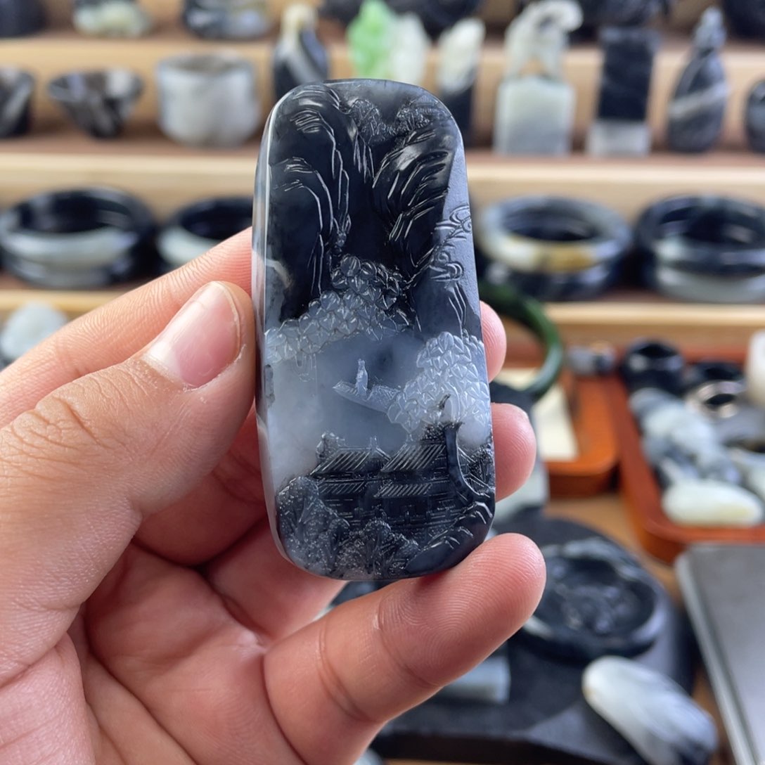 颈饰未镶嵌和田玉醉***尘