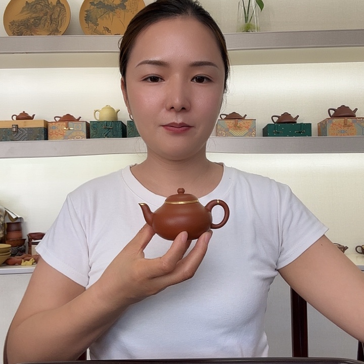 全手工小煤窑朱泥梨形100ml