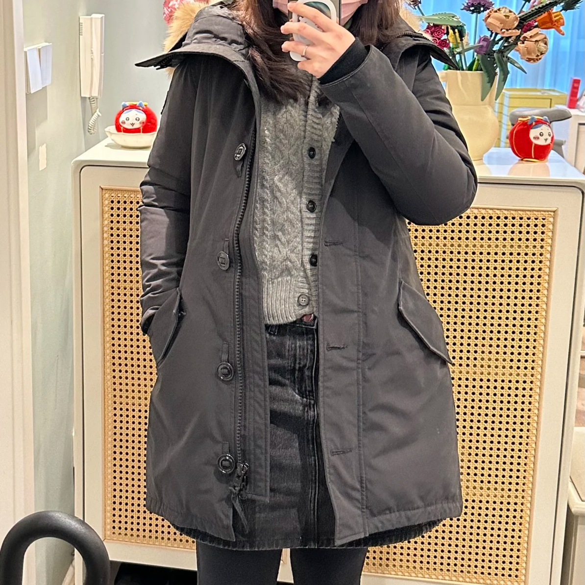 99新 CANADA GOOSE 加拿大鹅羽绒服/S码/SZ0004
