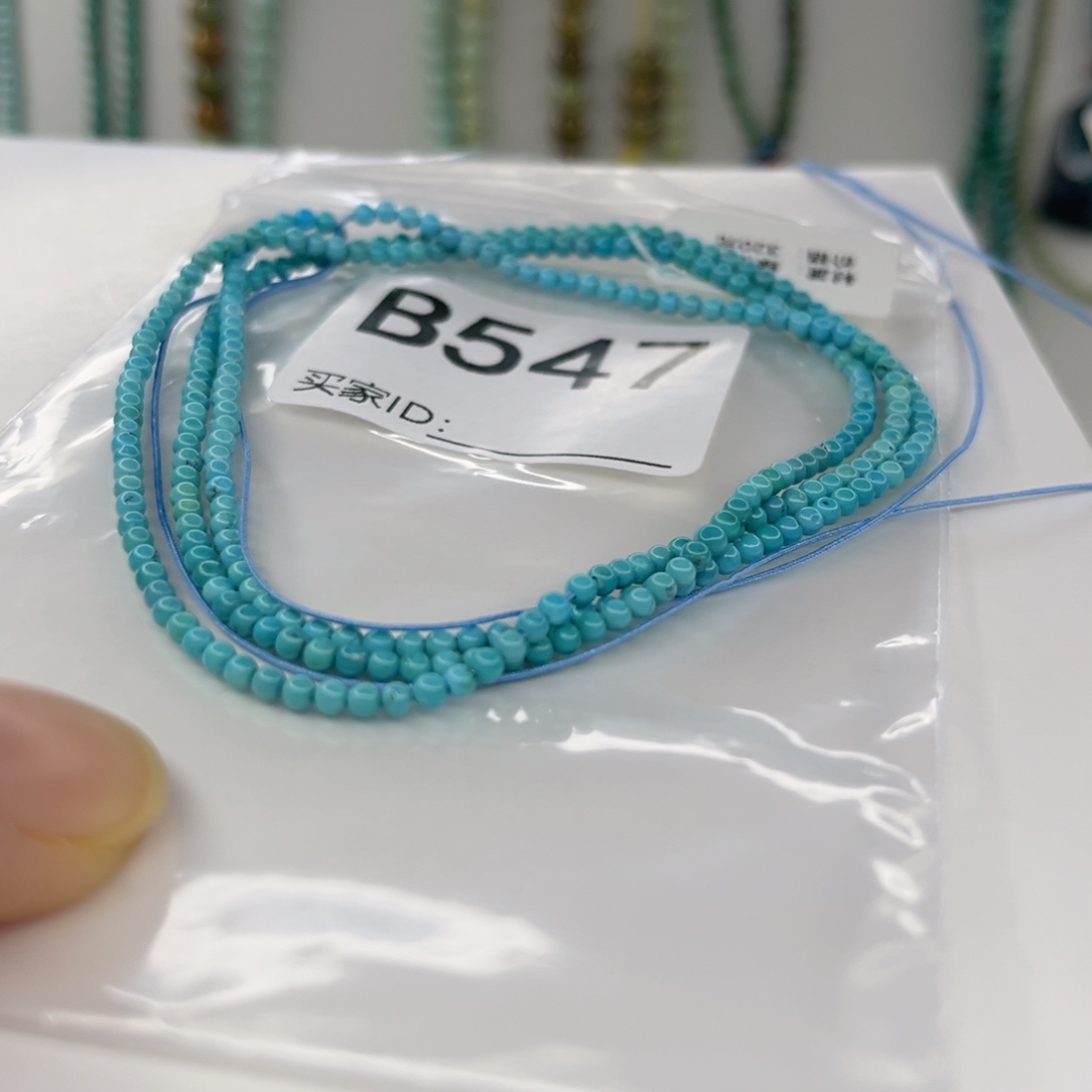 绿松石未镶嵌颈饰2.3