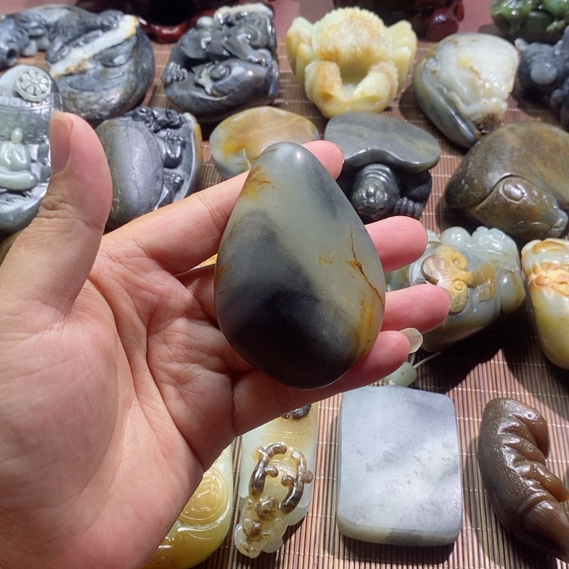 【闪购商品】和田玉未镶嵌挂件用****3