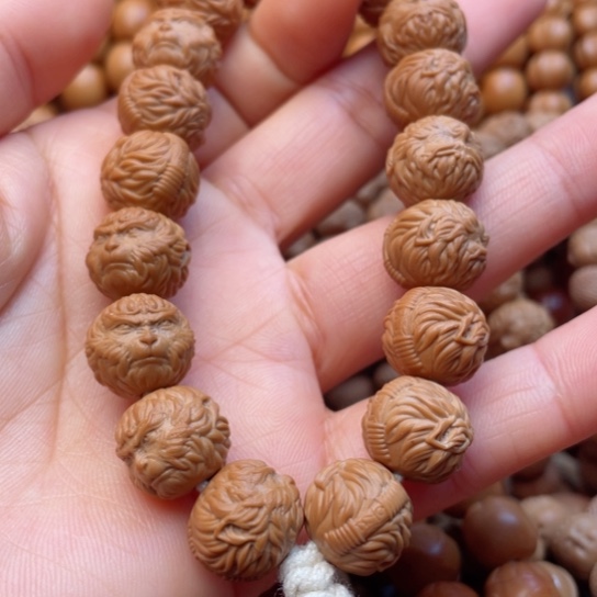 猴头核桃手串黑悟空