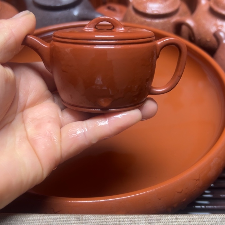 紫砂茶壶宜兴原矿赵庄朱泥