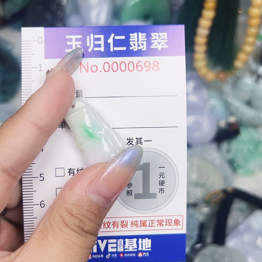 翡翠未镶嵌颈饰111