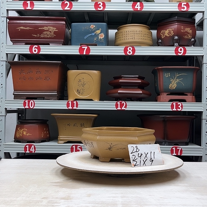 紫砂花盆紫砂花盆