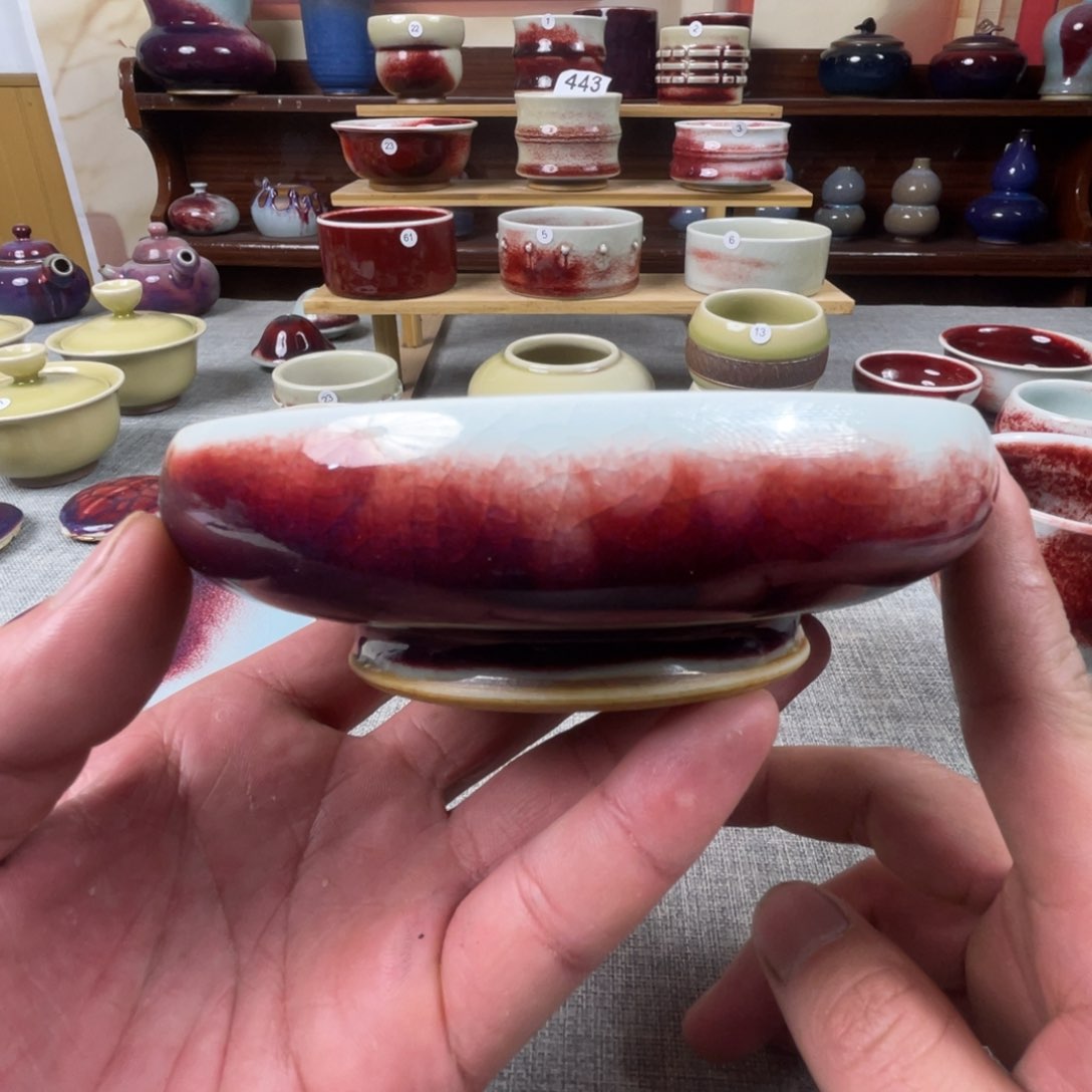 瓷片纯手工制作……钧瓷……