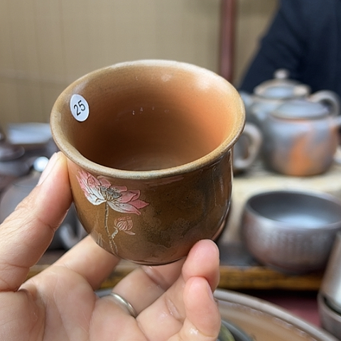 戬谷龙窑柴烧茶杯