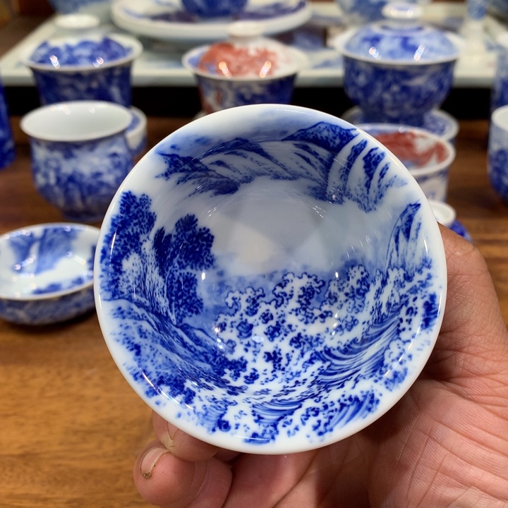 国家一级美术师刘贤涛老师青花