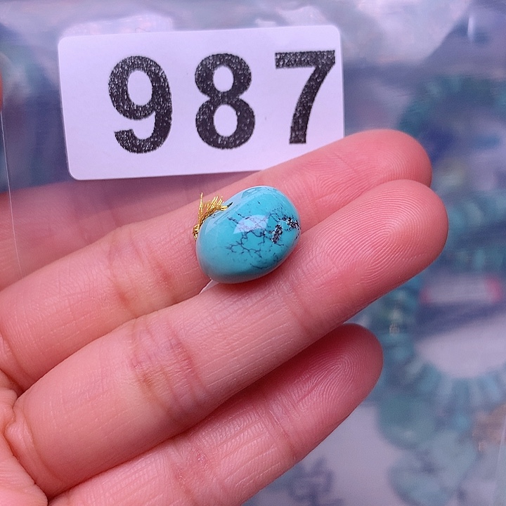 绿松石珠宝奇石未镶嵌