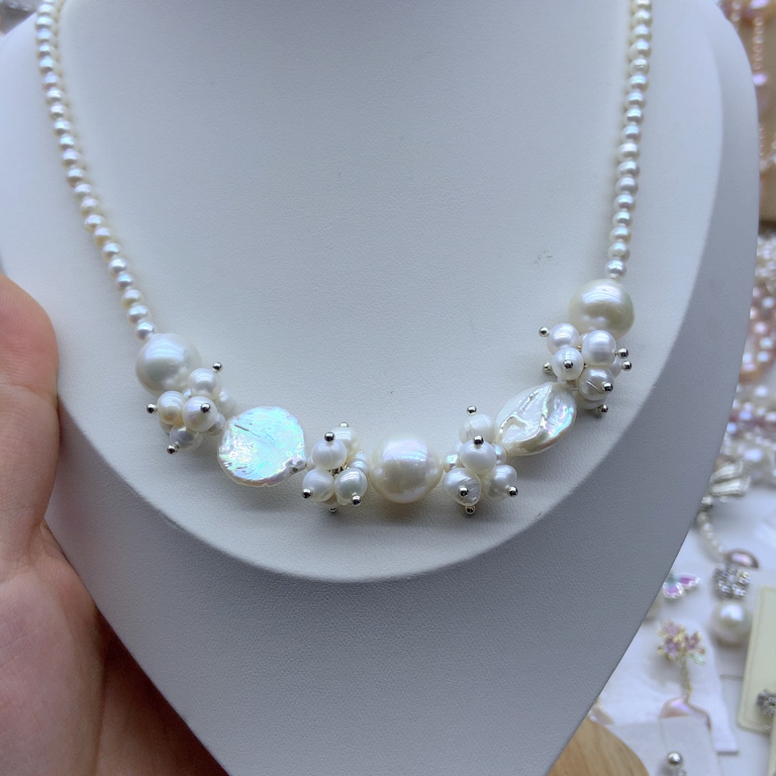 淡水珍珠耳饰未镶嵌