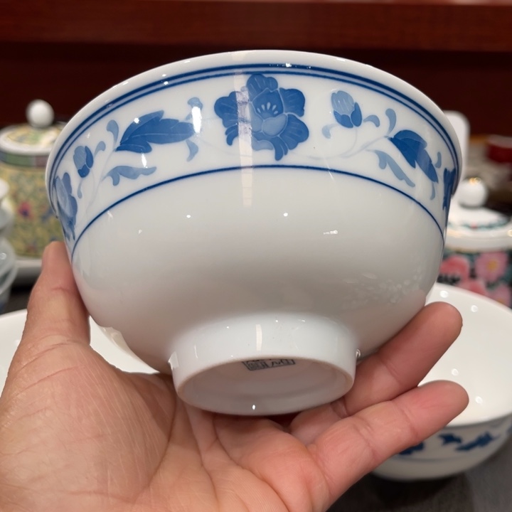 醴陵高温瓷手绘12厘米
