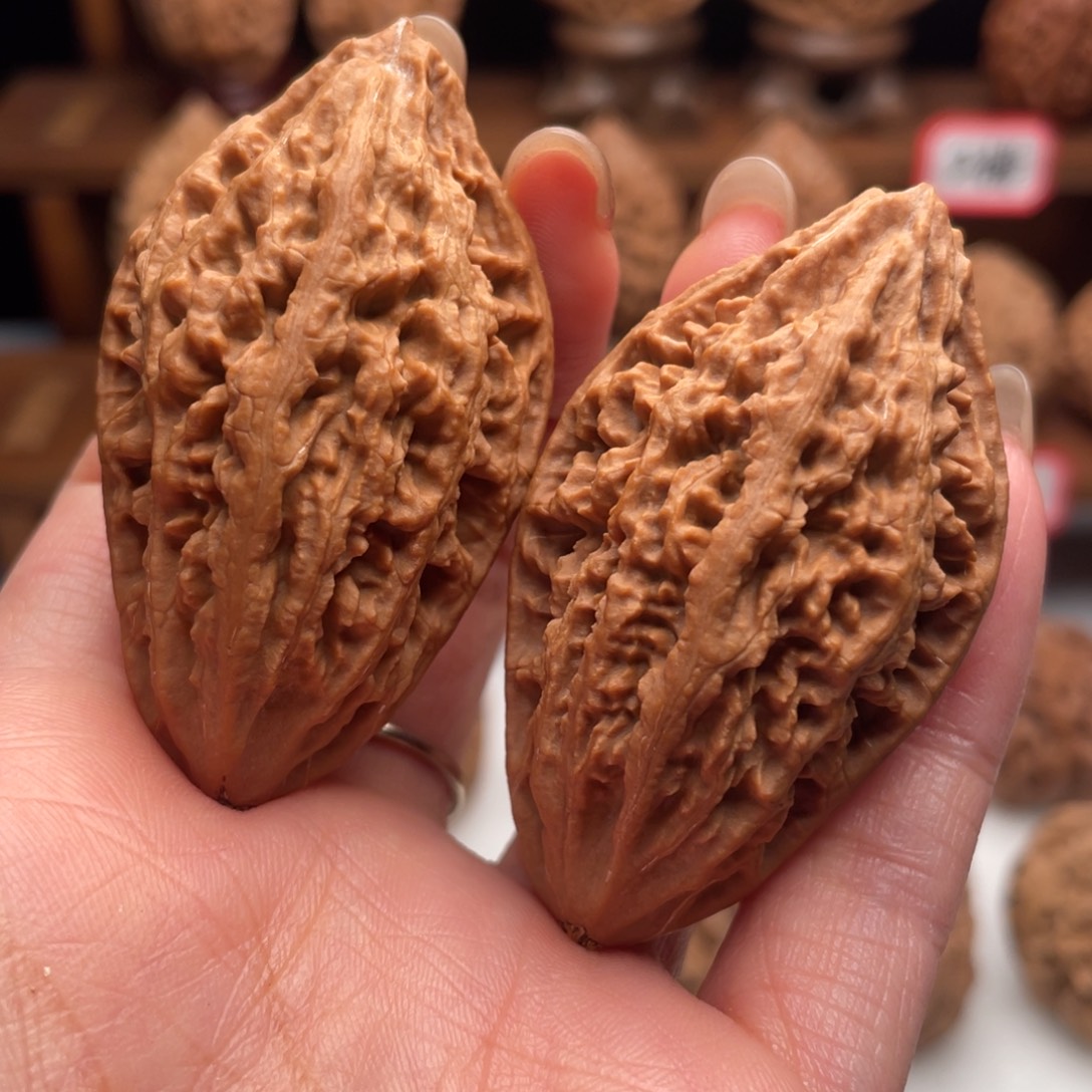 文玩核桃把件楸子18