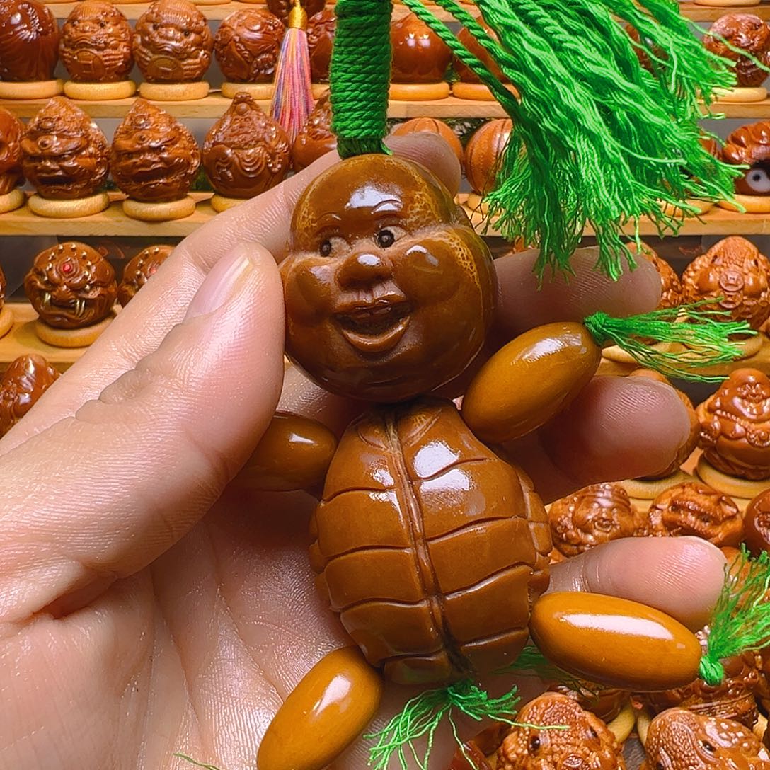 楚***朦橄榄核手串/手链龟仙人一套