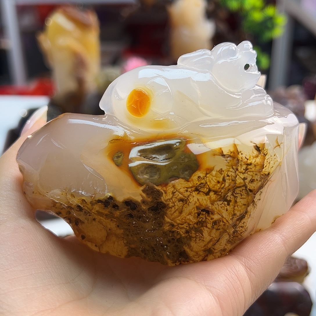 玛瑙/玉髓未镶嵌颈饰