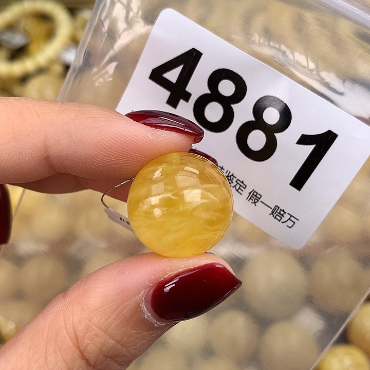 蜜蜡未镶嵌珠宝奇石18.8