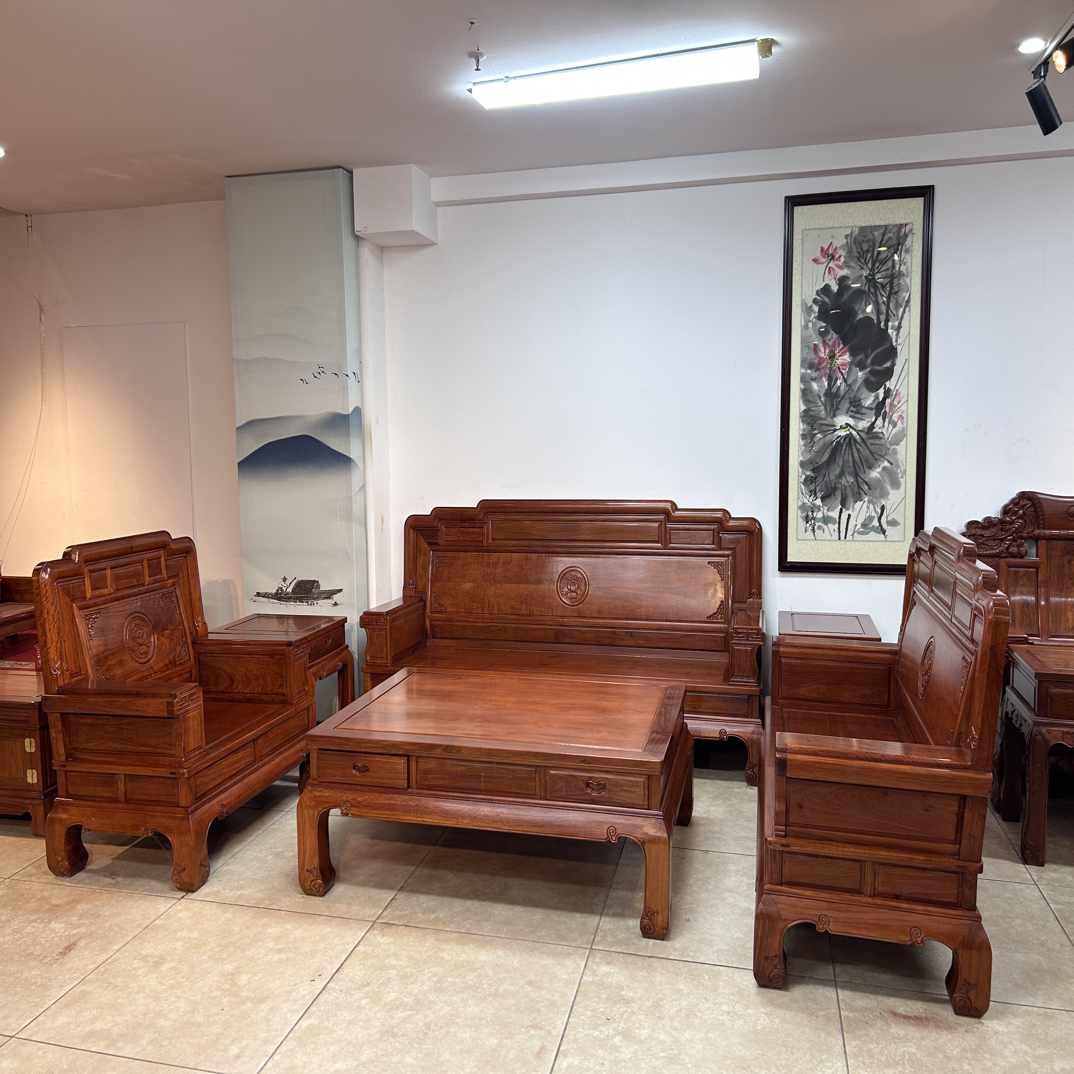 刺猬ZT国色天香123六件套沙发