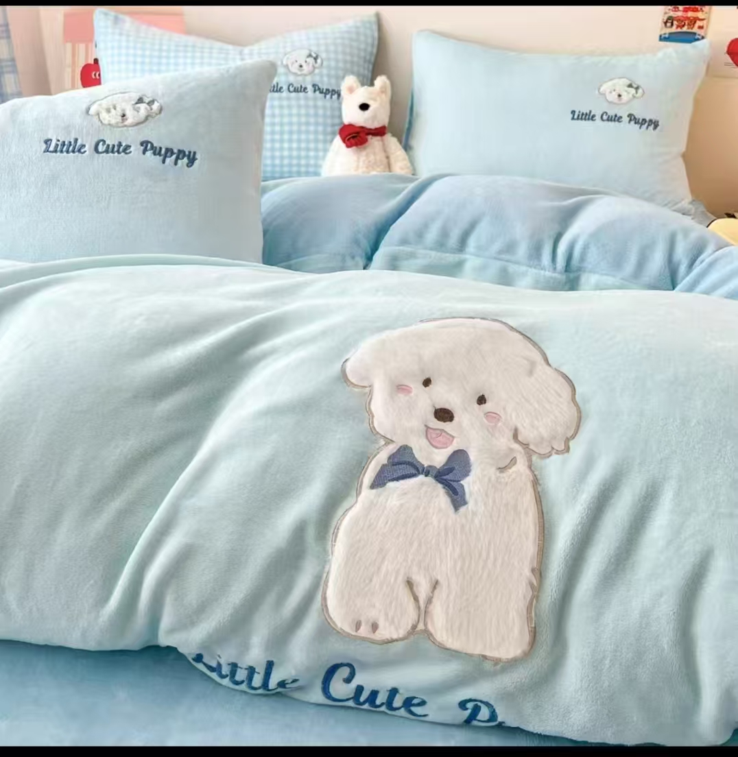 三件套 被套1.5*2米  床单 1.8*2.3米 枕套48*74