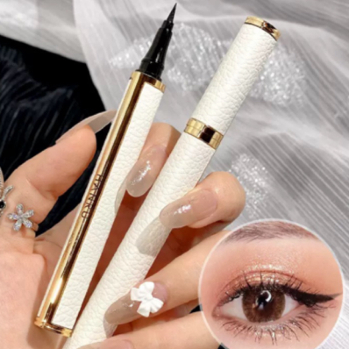 （不晕染防水易上色）都市焦点眼线笔