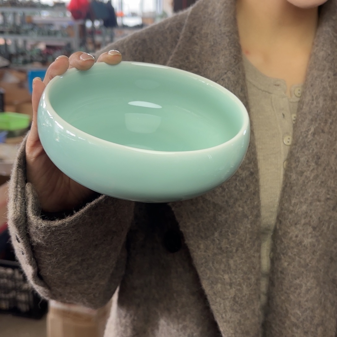 龙泉云间青瓷小米茶器