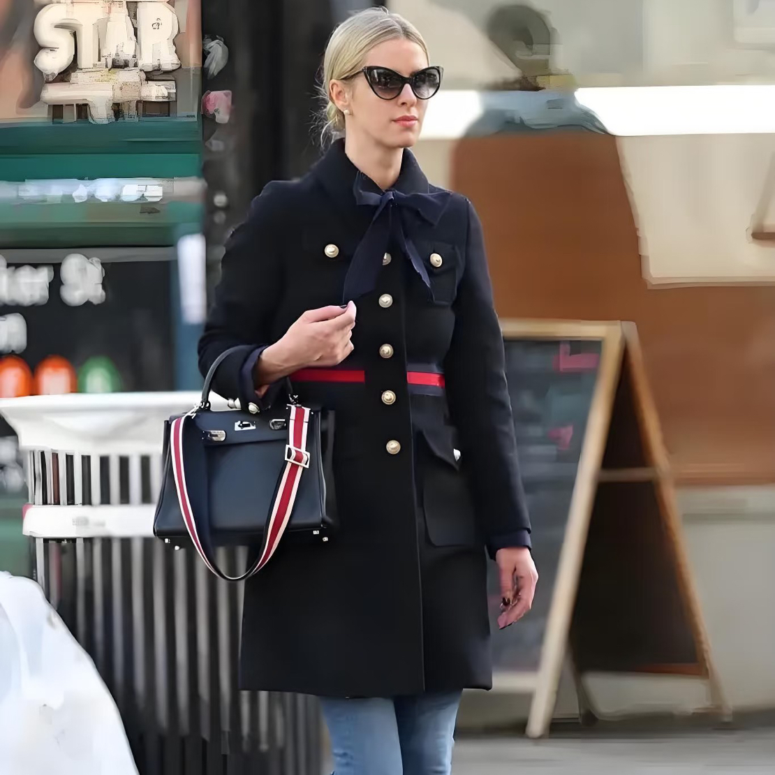 99新 GUCCI/古驰 CZF2287/经典款大衣/尺码40