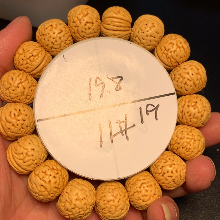 手串桃核11号健健康康了