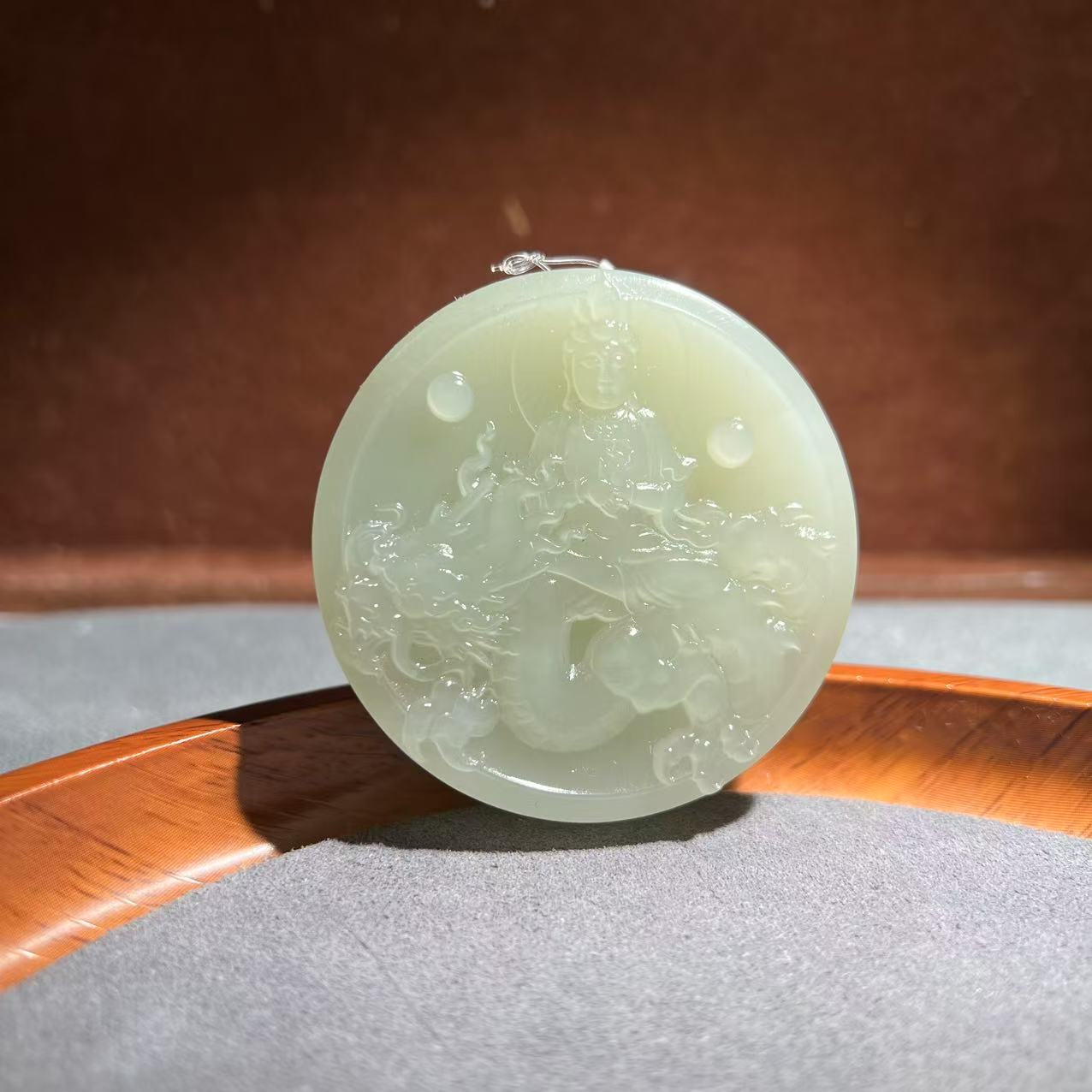 【张老斯珠宝】天然和田玉吊坠lx25442（多样性发货 拍一发一）