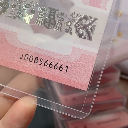 塑料2025年蛇年纪念钞靓号