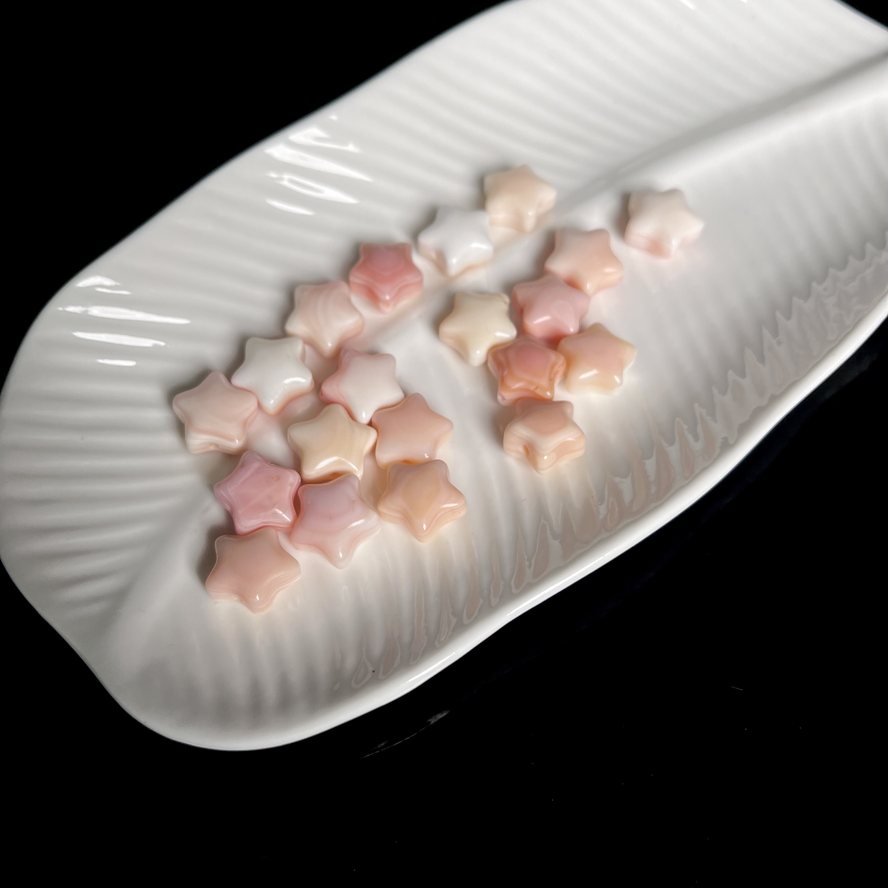 粉贝星星13*13*8配件diy手串DZ380多样性发其一