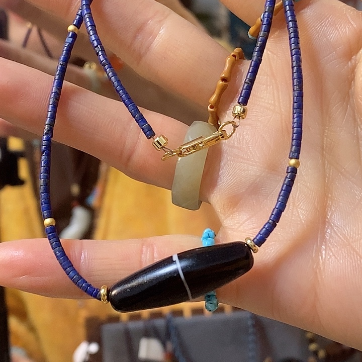 铁合金石英石手链项链