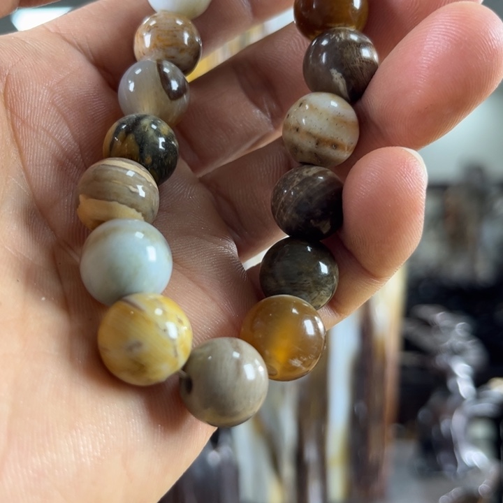 硅化玉珠宝奇石未镶嵌