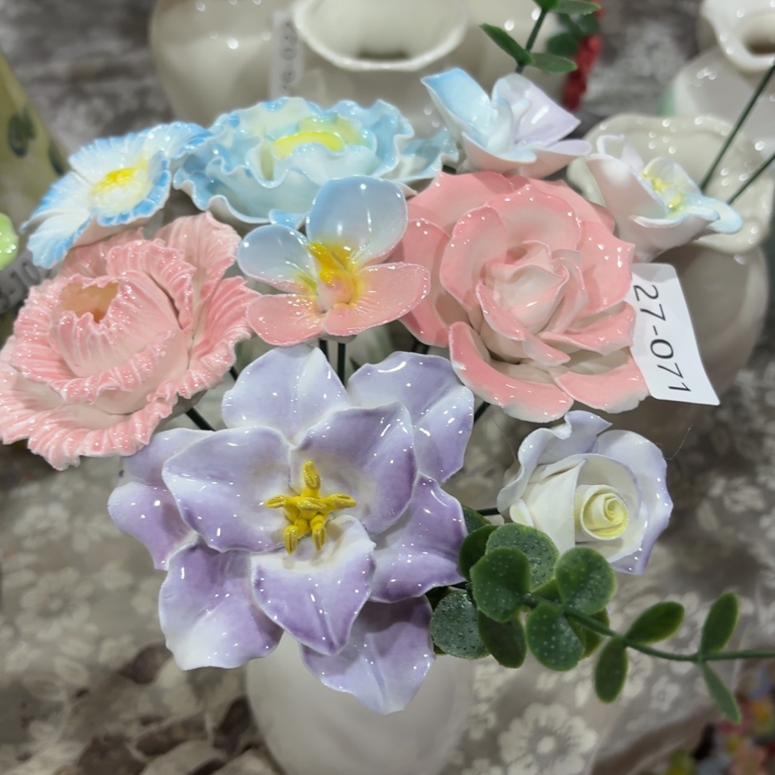 陶瓷花，20元发货，退款拉黑，2771