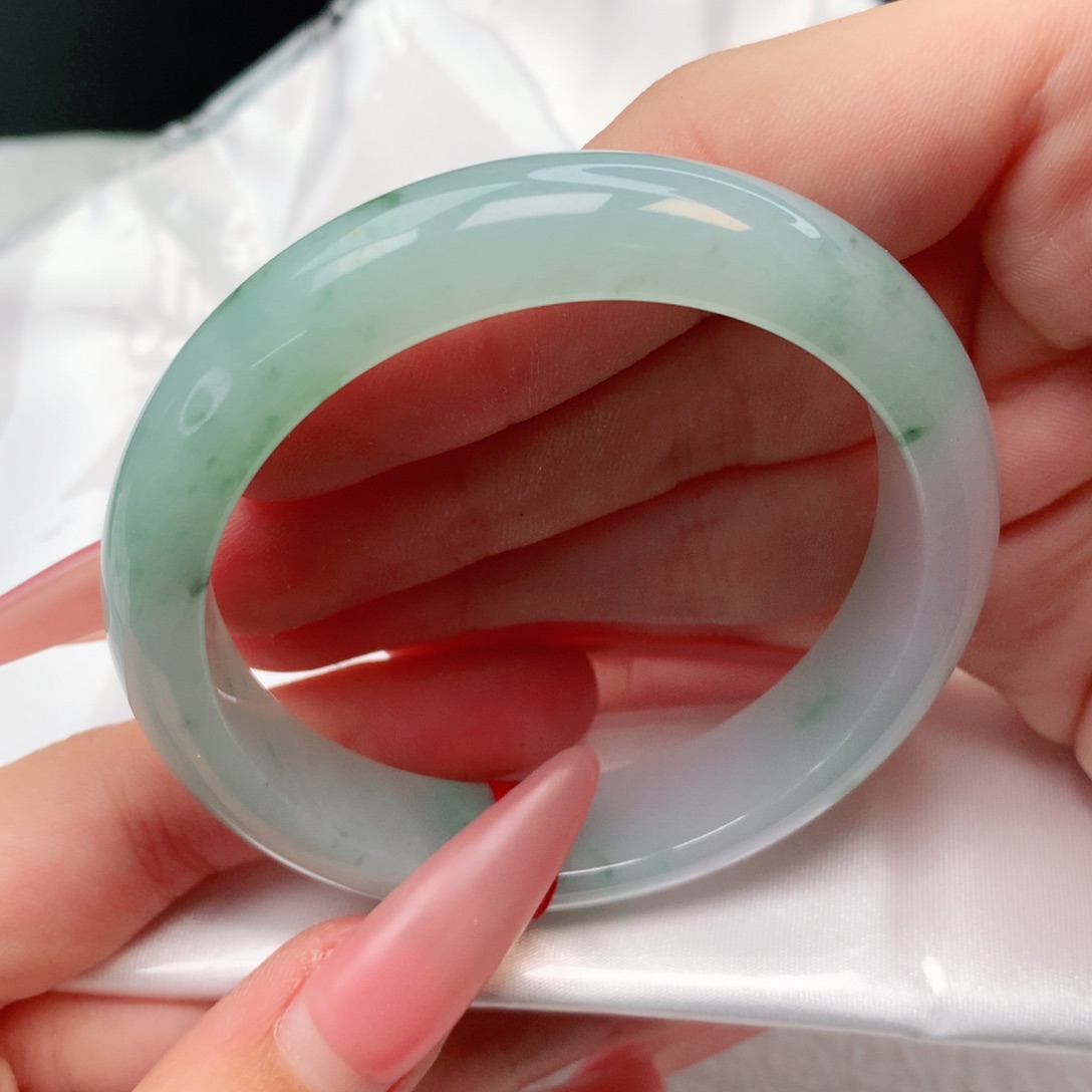 未镶嵌手镯翡翠正圈54