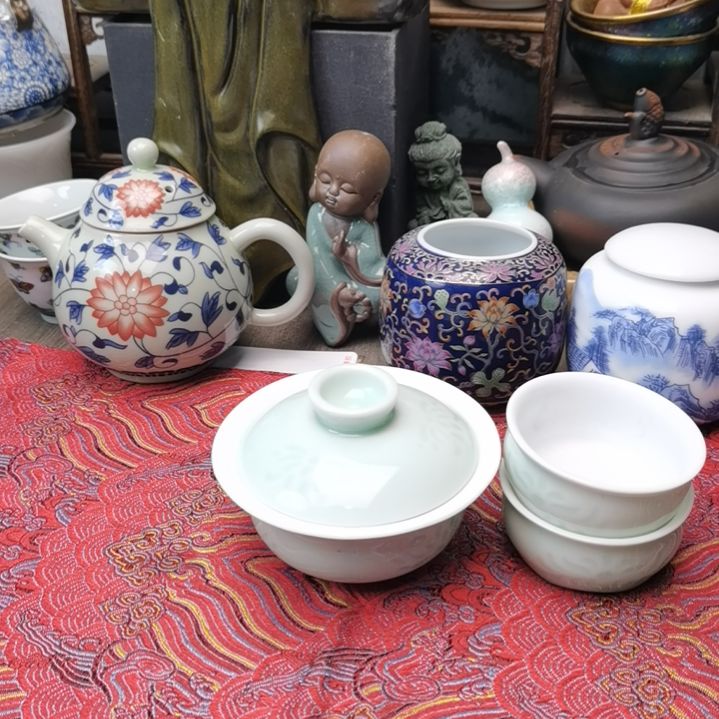 茶壶公道杯盖碗茶杯