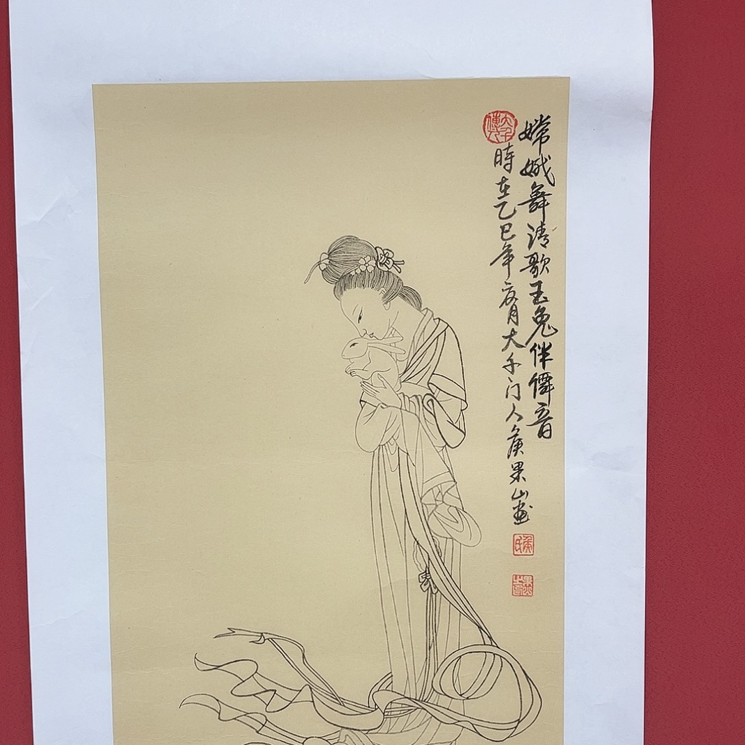国画侯果山老师国画作品月 