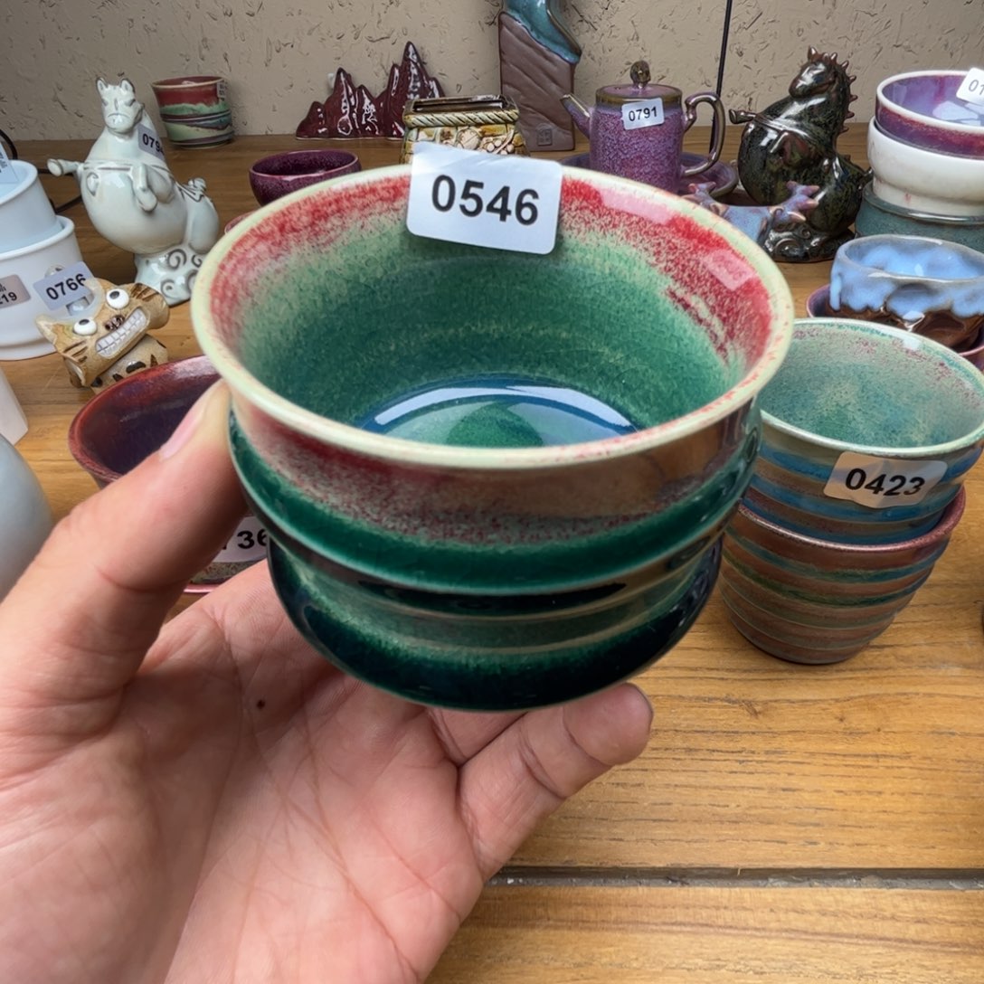 是***呀钧瓷杯子窑口自播原矿钧瓷