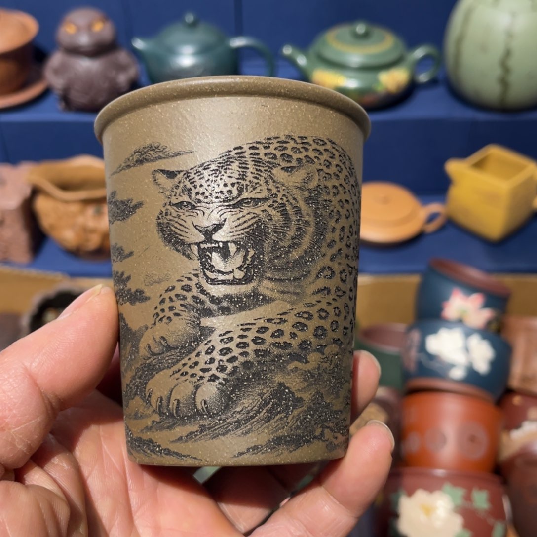 原矿紫砂手工主人杯