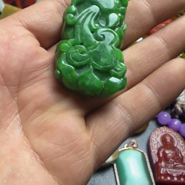 紫金钵盂菩提吊坠