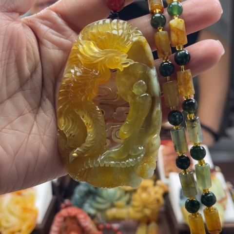 岫玉挂件未镶嵌挂件