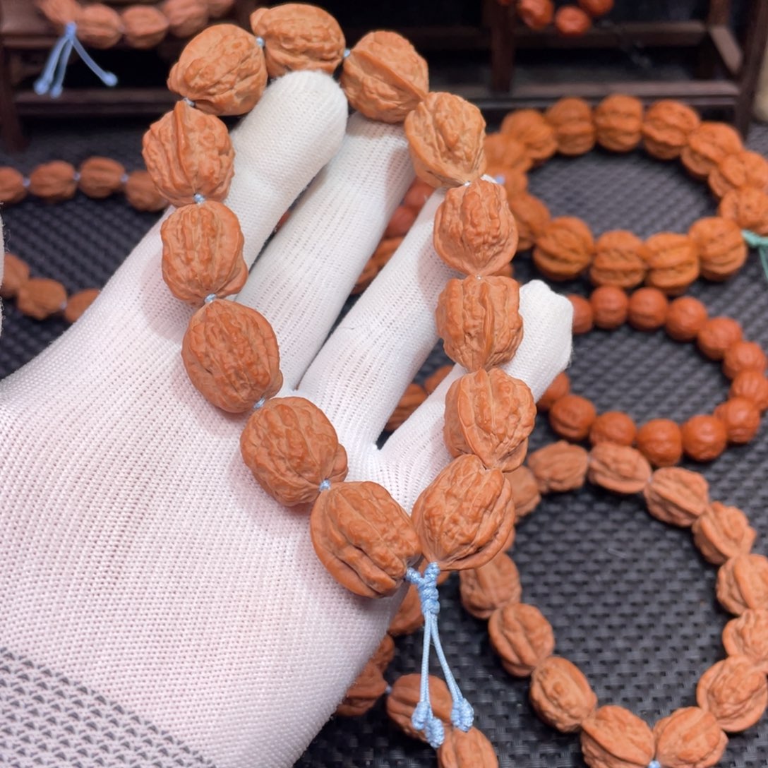 文玩核桃手串 原生态嵩山 老树蛤蟆头