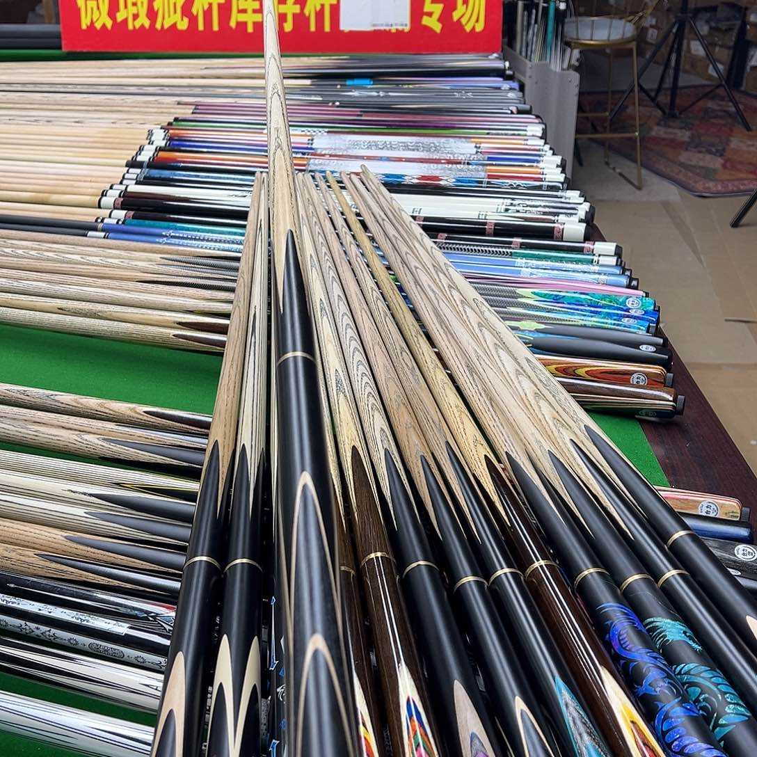 分体款白蜡木墨炎斯诺克分体微瑕杆盒套装