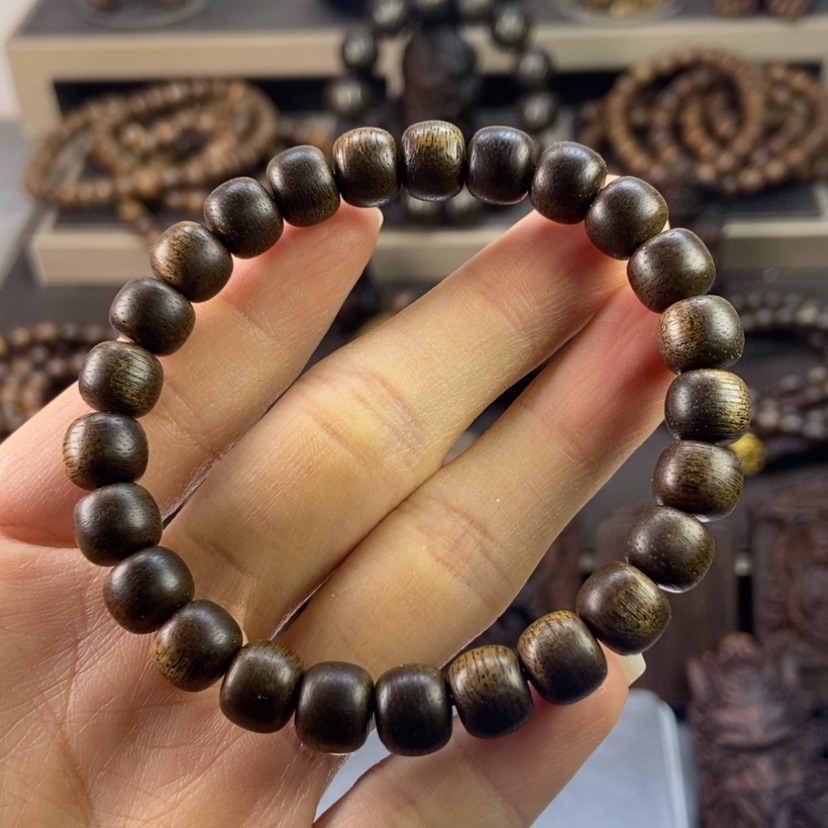 【闪购商品】沉香手串刘***米越南芽庄白奇楠