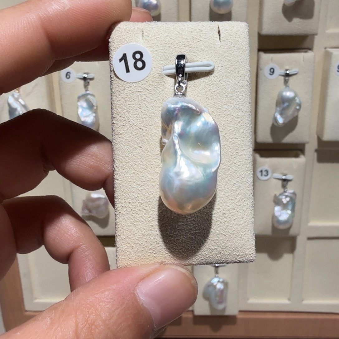吊坠(不含链)合金淡水珍珠