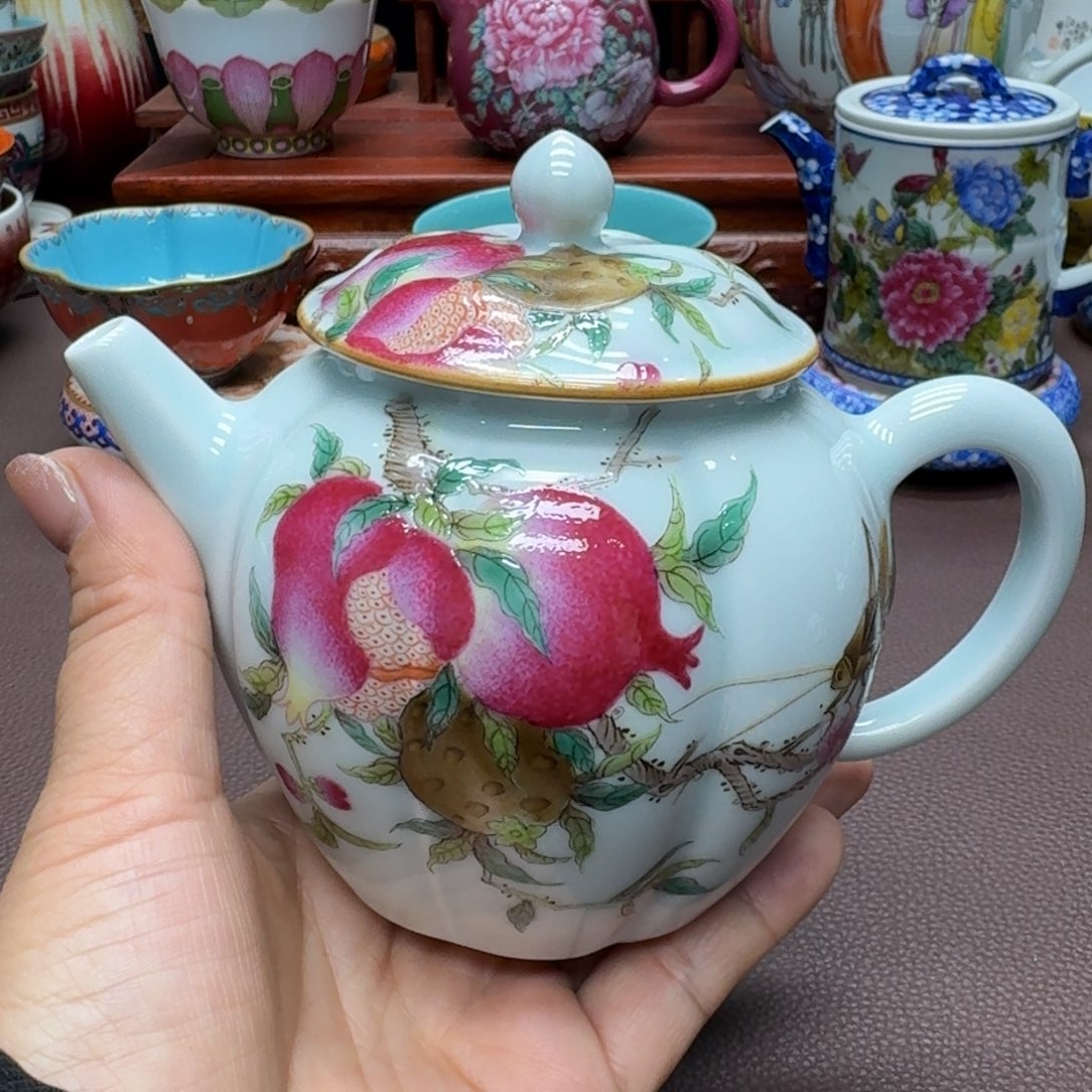 瓷片景德镇仿古手工制作精品展示