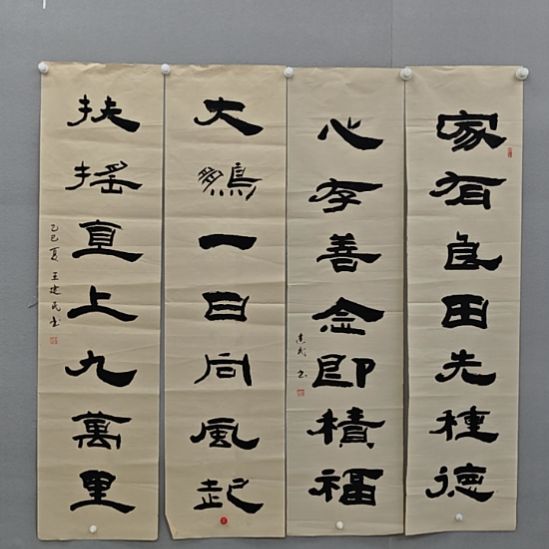 王建民老师精品书法作品