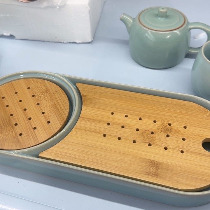 微瑕天青长茶盘111