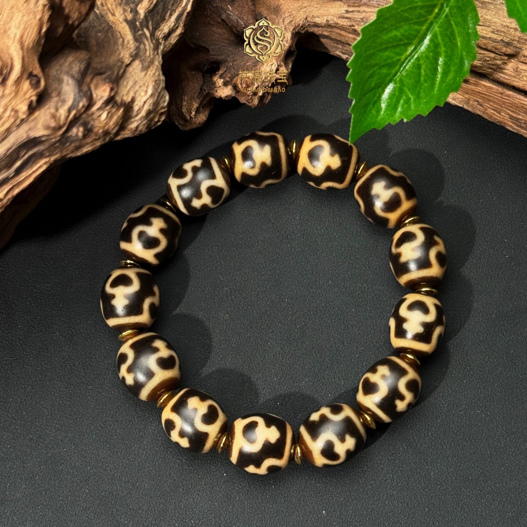 扶摇臻选|上肯达洛四宝瓶多宝天珠手串-小3524