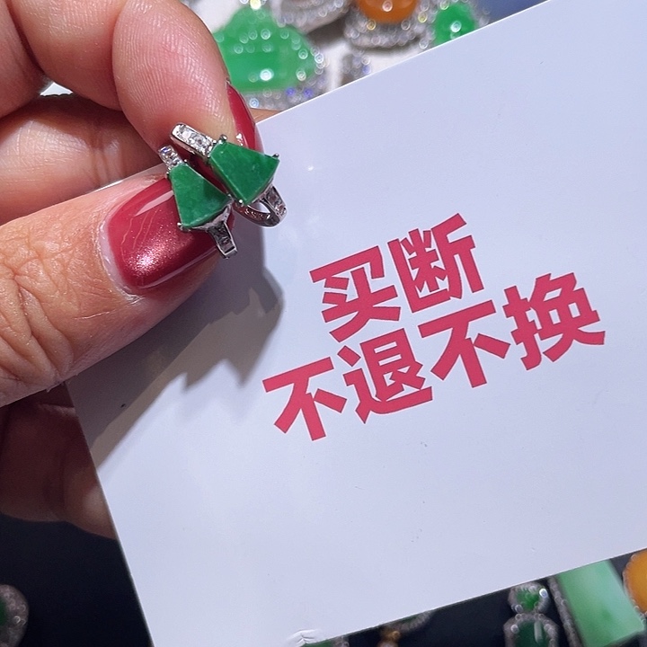 翡翠银S925镶嵌颈饰