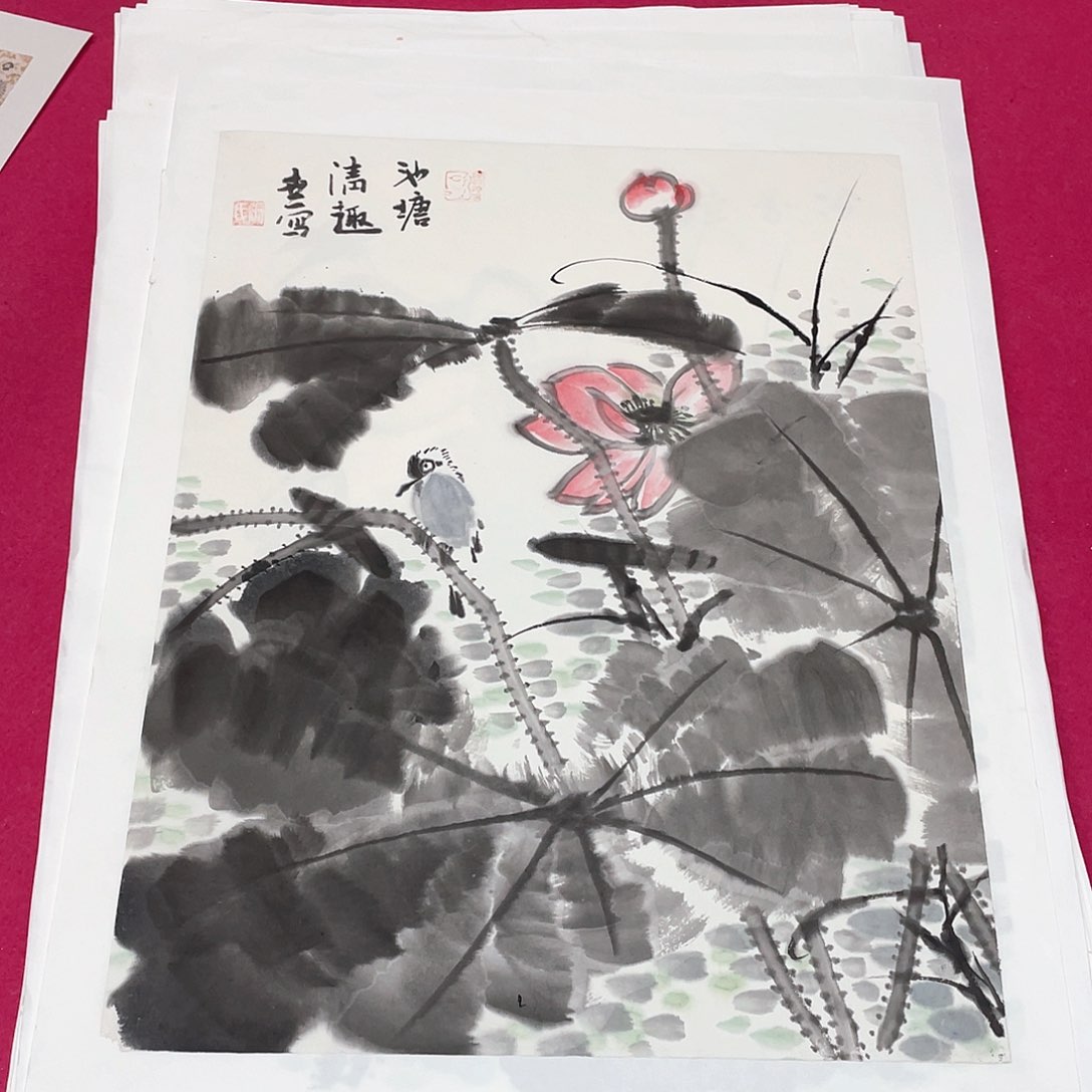 国画1.4平尺国画作品