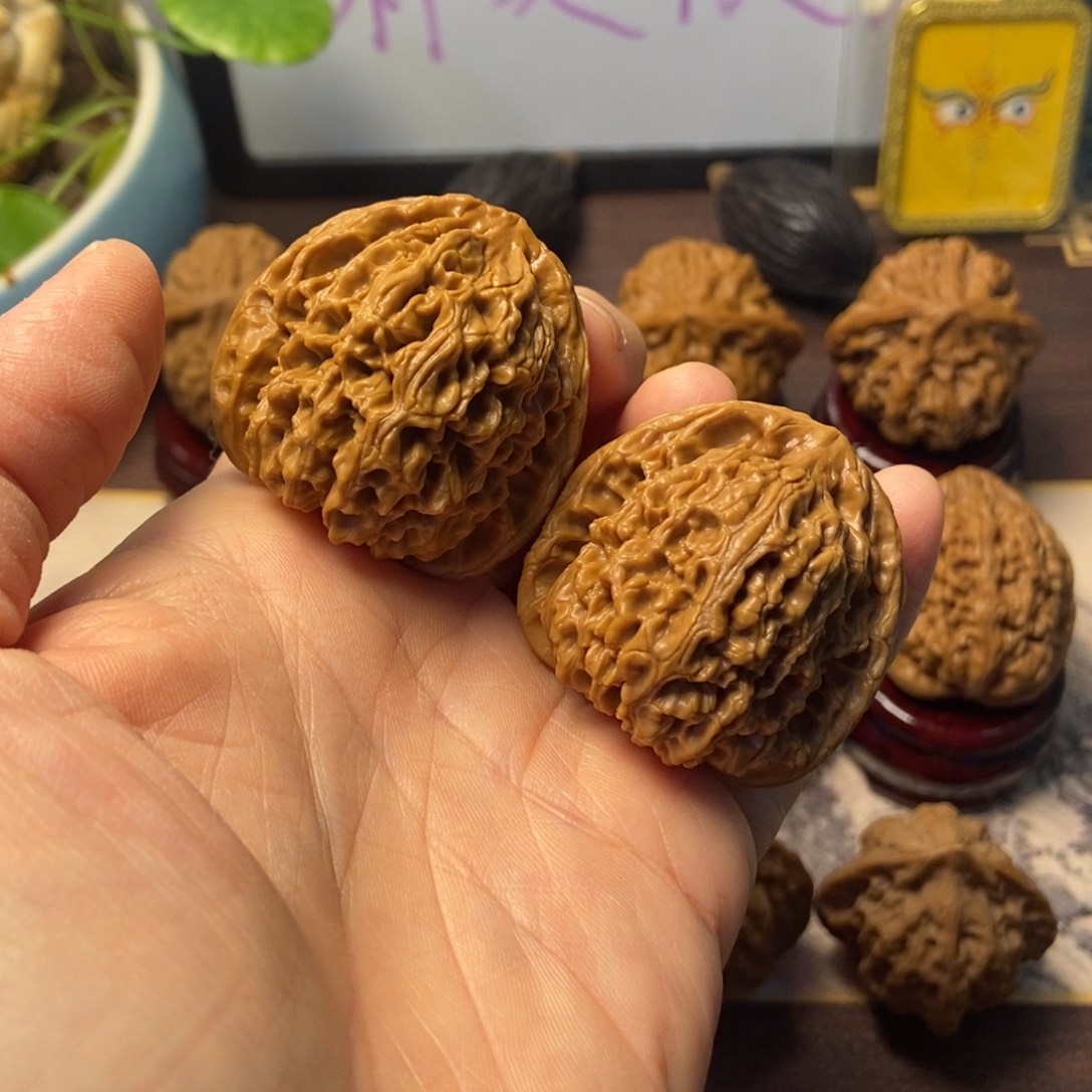 文玩核桃把件全品高桩南疆40